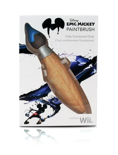 Vista 4 de Wii Epic Mickey Paintbrush Nunchuk