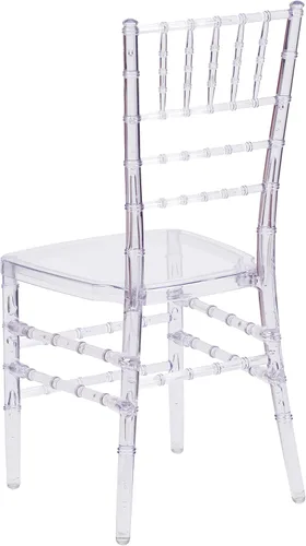 Vista 5 de Flash Furniture Flash Elegance - Silla Chiavari apilable de cristal