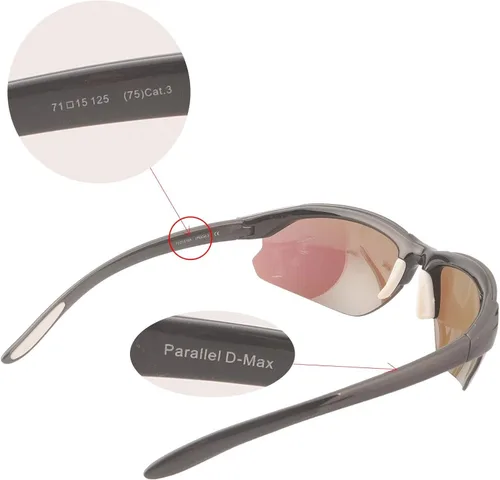 Vista 6 de Walleva Lentes de repuesto para gafas de sol Smith Optics Parallel D-Max Varias opciones disponibles