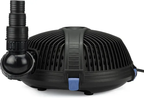 Vista 2 de Aquascape Aquaforce Bomba asincrónica de agua con jaula protectora para estanques, lagos pequeños y cascadas, Negro