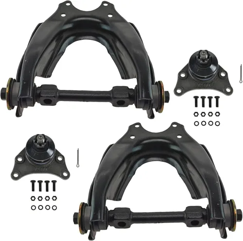 Vista 127 de TRQ Brazo de control superior e inferior del lado del conductor y del pasajero con juego de rótulas compatible con Chevrolet GMC 89-02