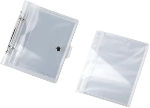 Vista 5 de Álbumes de fotos de 2 x 3 pulgadas, libros de fotos para imágenes de 2.5 x 3.5, mini álbum de fotos con tapa abatible, soporte impermeable