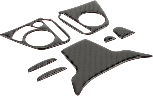 Vista 4 de AUTOKAY Funda de volante de fibra de carbono real para Honda Civic Sedan 2016-2020