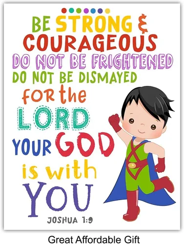 Vista 6 de Arte de pared inspiradora de Jesucristo GRANDE 11x14 - Regalos cristianos para niños - Decoración de pared con escritura "Jesús me ama" para niños