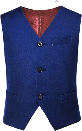 Vista 3 de Conjunto de chaleco para niños, trajes formales, trajes de boda, ropa de vestir
