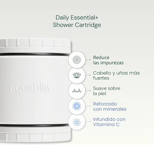 Vista 5 de AquaBliss HD Cartucho de repuesto para filtro de ducha de varias etapas para SF400 y SF500 - 48x Potencia de desintoxicación de alta resistencia.