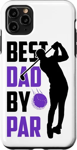 Vista 11 de iPhone 14 Best Dad By Par Golfing Father's Day Father Daddy Case