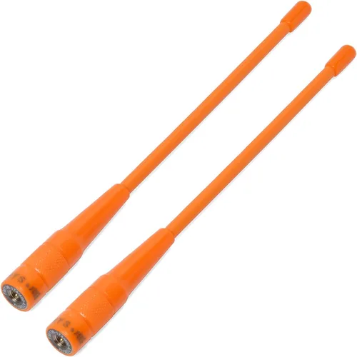 Vista 6 de HYS Antena macho SMA de 6.6 ft, 27.6 in, antena de radio VHF UHF Soft Whip de 2 vías para 136-174/400-470Mhz Walkie Talkie YAESU/Vertex VX-3R VX-6R