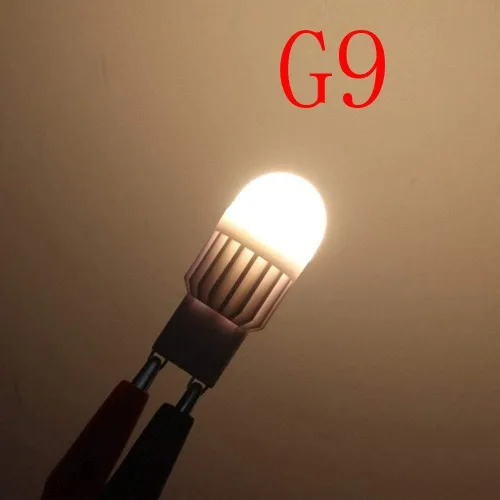 Vista 6 de G9 2 unids 110V 3W blanco cálido mini regulable 360 grados cerámica alta potencia LED G9 bombilla luz para el hogar, edificio, entretenimiento