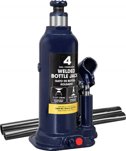 Vista 9 de TCE Gato de botella soldado hidráulico de 2 toneladas (4,000 libras), AT90203BU, azul