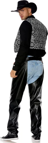 Vista 2 de Forplay Lets Ride - Disfraz de vaquero para hombre