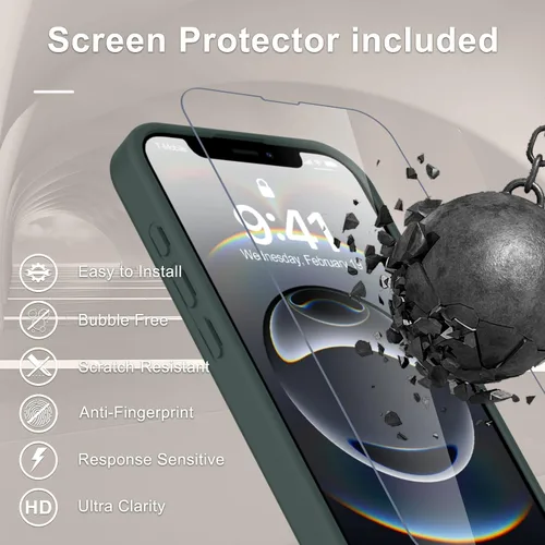 Vista 342 de Funda para Google Pixel 10 Pro XL, cubierta magnética mate, color negro Fit for MagSafe, Screen Protector included, Shockproof Military Grade