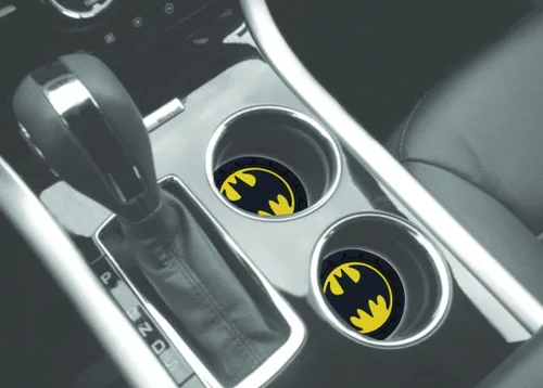 Vista 3 de Plasticolor 001960R01 Batman - Portavasos para auto, camión, SUV, paquete de 2