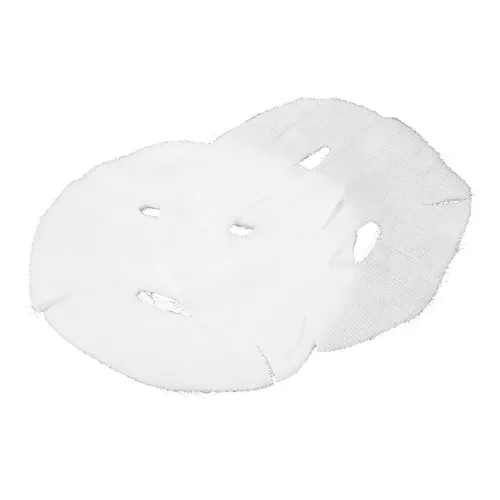 Vista 5 de ZJchao Máscaras faciales de gasa, máscara facial desechable de absorción de agua, mascarilla facial de alta permeabilidad, gasa precortada, hoja