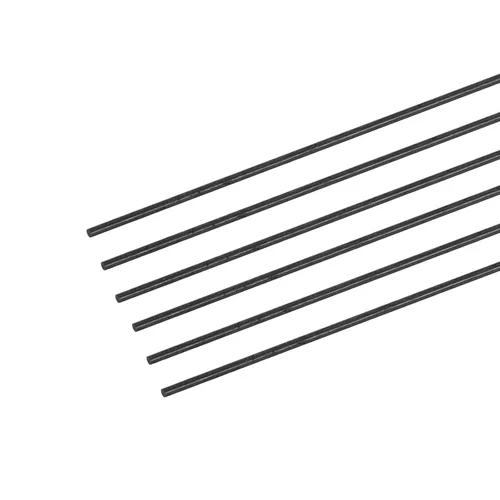 Vista 37 de MECCANIXITY Varilla de fibra de carbono, 0.020 in x 3.937 in para avión RC DIY herramienta ala tubo brazo cuadricóptero, paquete de 6