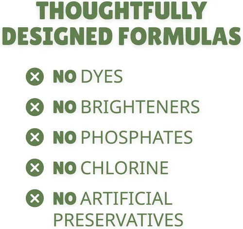 Vista 4 de Botanical Origin Detergente para ropa a base de plantas Azahar y hojas de cítricos, 54 oz (72 cargas)
