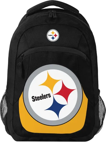 Vista 7 de FOCO - Mochila de acción con bloques de color San Francisco 49ers NFL