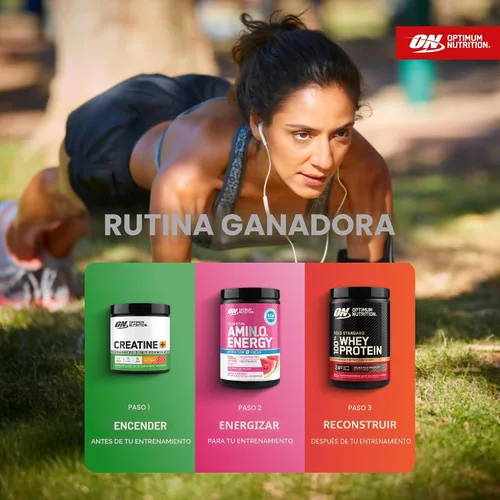 Vista 11 de Optimum Nutrition Creatina Monohidrato Plus en polvo, sabor a maracuyá naranja, mezcla de rendimiento de creatina con electrolitos