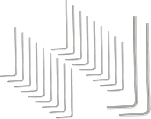 Vista 6 de Luomorgo Llave Allen de 0.1 in/1/16 pulgadas, llave hexagonal en forma de L, 20 piezas