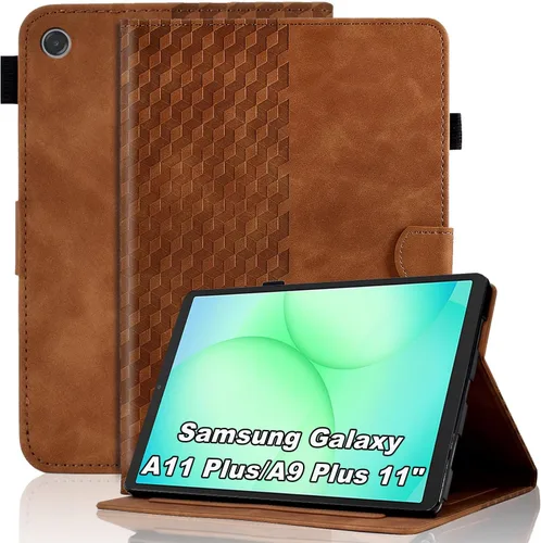 Vista 35 de Funda para Samsung Galaxy Tab S6 Lite 2024/2022/2020 de 10.4 pulgadas SM-P620/P625/P610/P613/P615/P619 de piel sintética, funda magnética con Negro