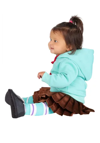 Vista 4 de Disfraz Infantil de Vanellope de Wreck It Ralph Multicolor