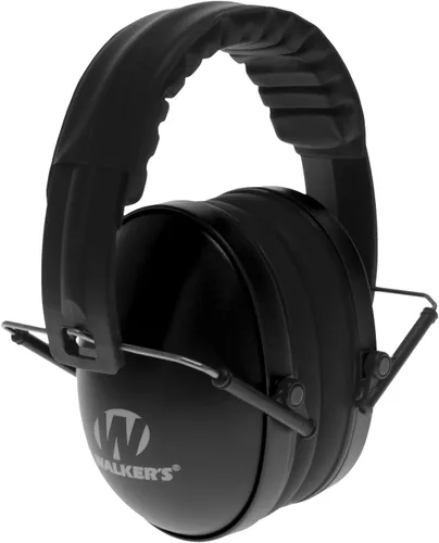 Vista 3 de WALKER'S Diadema acolchada plegable de perfil bajo para jóvenes y mujeres, orejeras de protección auditiva ajustable
