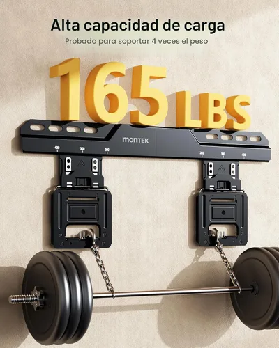 Vista 3 de monTEK Soporte de pared para TV ultra delgado de 0.35 pulgadas