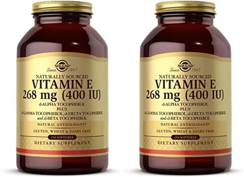 Vista 9 de Mezcla de cápsulas blandas de vitamina E 400 IU (D-Alfa-tocoferol y tocoferol mixto), E3542, 1, 1