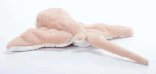 Vista 8 de The Petting Zoo Cownose Ray - Peluche de peluche, regalos para niños, animales salvajes del océano Onez, juguete de peluche de rayas de 15 pulgadas