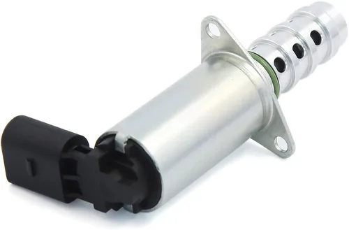 Vista 3 de uxcell Control de aceite VVT válvula variable válvula solenoide de sincronización para Audi A3 4 puertas 2006-2008 A4 2005-2009 para VW GTI Golf R