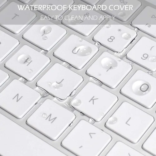 Vista 5 de ProElife Funda de teclado para Apple Magic Keyboard 2018-2017 con teclado numérico A1843 US Enter MQ052LL/A Teclado inalámbrico Bluetooth Ultra