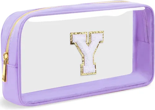 Vista 38 de Bolsa de Maquillaje Transparente Pequeña Bolsa de Cosméticos Bolsa de Viaje de Artículos de Aseo Bolsa Transparente con Cremallera Bolso Organizador