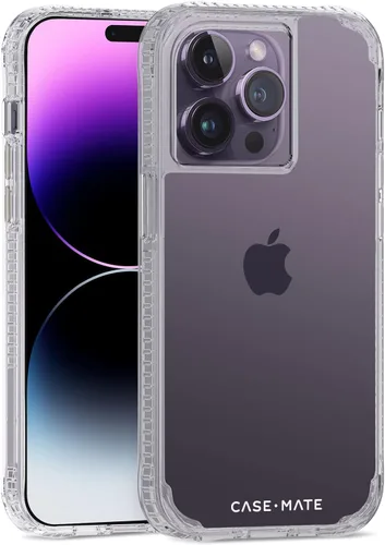 Vista 4 de Case-Mate Funda para iPhone 14 Pro - Gemas florales - Con protección contra caídas de 10 pies y carga inalámbrica - Funda de lujo con diamantes