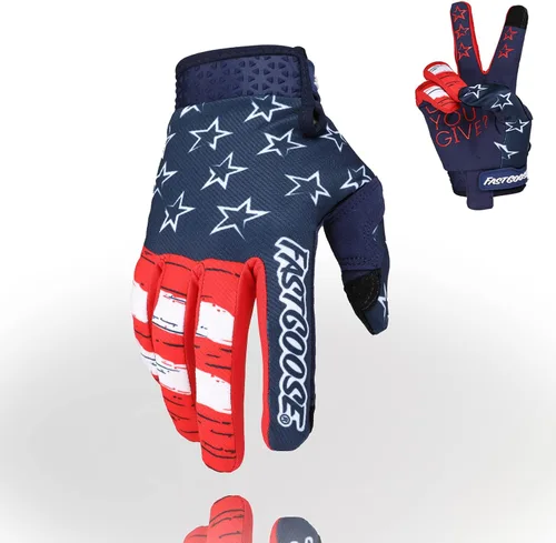 Vista 8 de Guantes de motocicleta transpirables y ligeros todoterreno para hombres y mujeres, ATV, BMX, MTB Racing