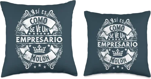 Vista 3 de Un Empresario Molon Divertido Humor Para Hombre Empresarios Throw Pillow