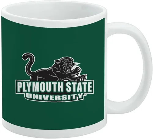 Vista 125 de Taza de cerámica con el logotipo principal de la Universidad Rider, taza de regalo novedosa para café, té y bebidas calientes, 11oz, blanca