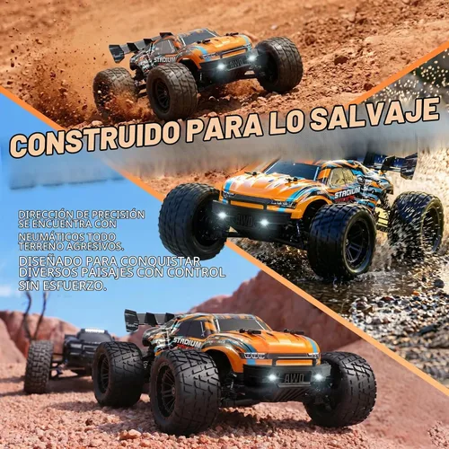 Vista 2 de HAIBOXING 1:18 coche de control remoto, 36KPH 4WD Fast RC Car para adultos