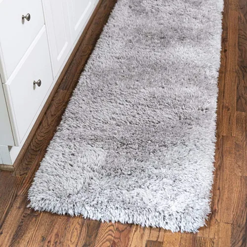 Vista 47 de Rugs.com - Alfombra de la colección Infinity, alfombra de pelo mullido sólida de 2 x 3 pies, color azul Egeo, perfecta para salas de estar