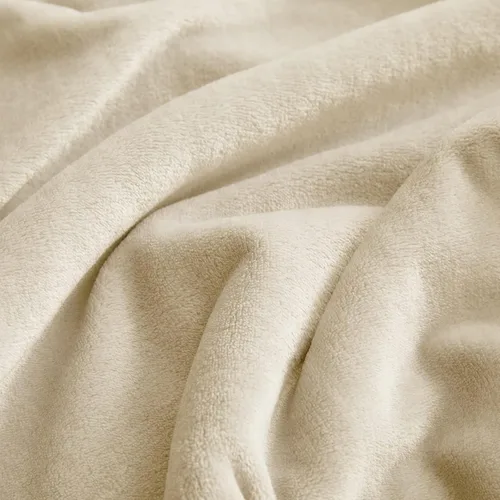 Vista 5 de KMUSET Manta de Tiro Súper Suave Premium de Franela de Forro Polar Sedosa Tamaño de Tiro Beige Microfibra Manta Ligera para Uso en Todas