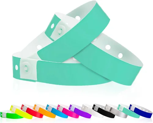Vista 12 de Paquete variado de 500 pulseras de plástico holográficas para eventos de Paquete variado holográfico de 5