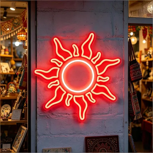 Vista 10 de Letreros de neón con texto en inglés "It's a Vibe", luz de neón para dormitorio, decoración de pared LED USB regulable para el día de San Valentín