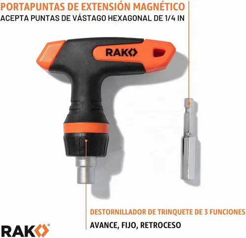 Vista 5 de RAK Universal Socket Grip (0.276 - 0.748 pulgadas) - Llave de trinquete multifunción, adaptador de taladro eléctrico de 15 piezas, conjunto