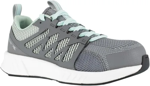 Vista 2 de Reebok Women's Rb316 Fusion Flexweave Safety Toe Athletic Work Shoe Grey Industrial & Construction