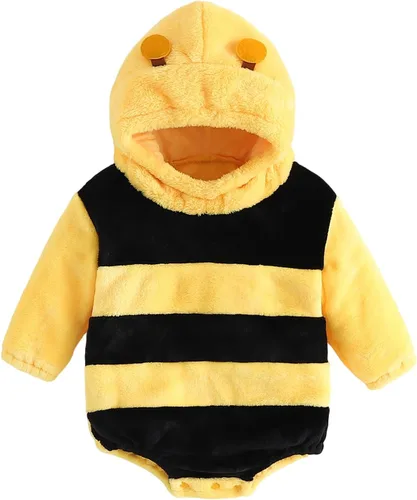 Vista 23 de Disfraz de Halloween para bebé, disfraz de monstruo animal con capucha Yellow Duck