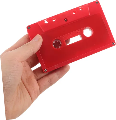 Vista 4 de Kisangel 2 unids retro cassette cinta decoración blanco casetes audio retro decoración centro de música