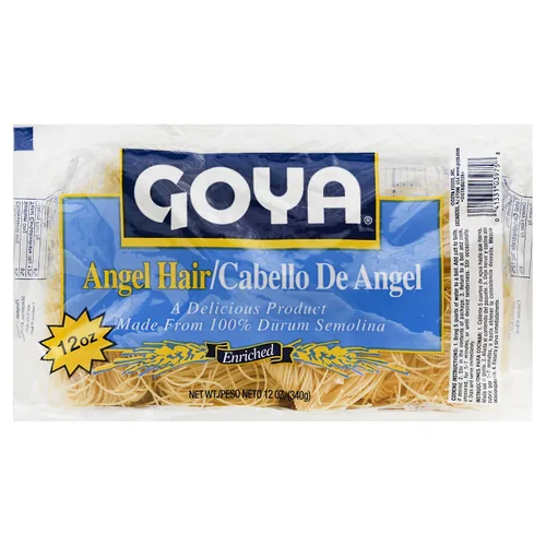 Vista 2 de Goya Foods Angel Hair Pasta, 12 onzas (paquete de 12)