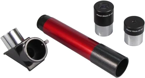 Vista 5 de Carson Red Planet - Telescopio refractor de 50-4.370 x 3.543 in con adaptador universal de digiscopio para smartphone para astronomía (RP-400SP)