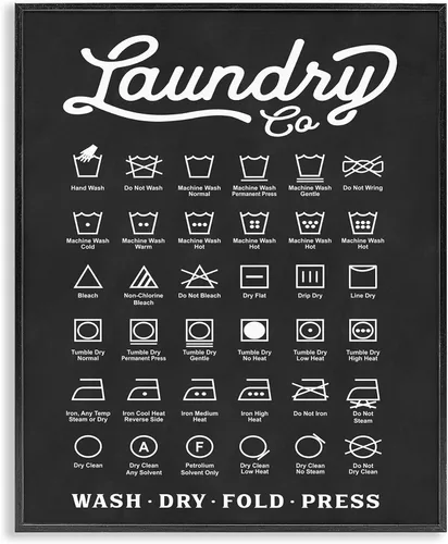 Vista 16 de Stupell Industries Lil' Rue - Diseño de palabras familiares con texto en inglés "Laundry Word Scramble Fun Family Word Design", arte giclée