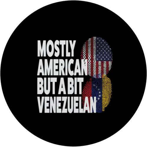 Vista 3 de PopSockets Venezolanos en su mayoría estadounidenses pero un poco venezolanos PopGrip estándar