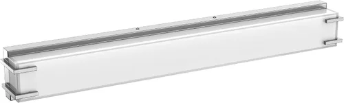 Vista 10 de Lámparas LED para baño sobre espejo, luz de tocador de 16 pulgadas con pantalla blanca lechosa, luz diurna 4000K, acabado cromado, barra de baño